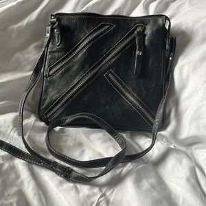 Unique Zipper Crossbody Purse